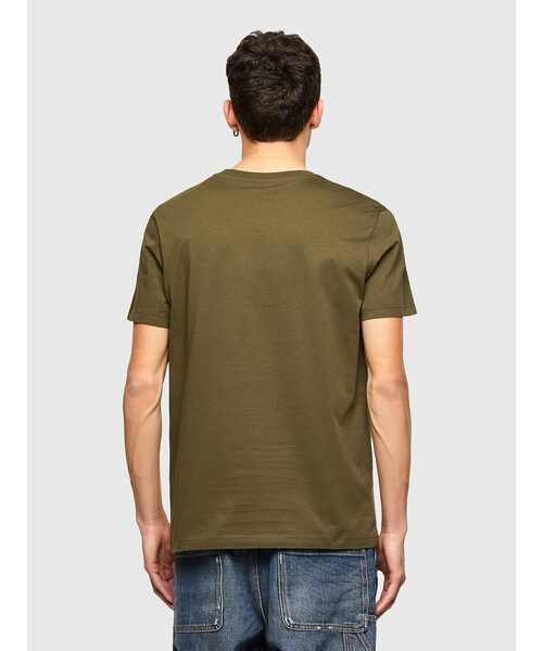 DIESEL（ディーゼル）の「メンズ Tシャツ 半袖 スモールロゴ