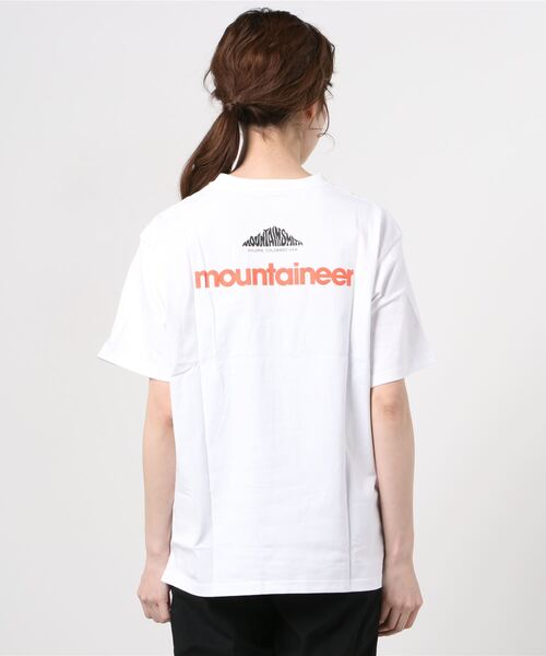 MOUNTAIN SMITH(マウンテンスミス)の「ST:MOUNTAIN SMITH MOUNTAINEER TEE S/S : マウンテンスミス 半袖Tシャツ(Tシャツ/カットソー・レディース・ホワイト/ブラック/ベージュ・S/M/L)」の4枚目の写真