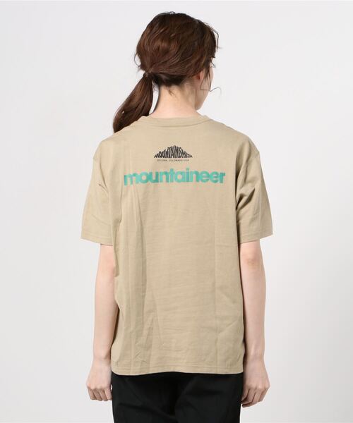 MOUNTAIN SMITH(マウンテンスミス)の「ST:MOUNTAIN SMITH MOUNTAINEER TEE S/S : マウンテンスミス 半袖Tシャツ(Tシャツ/カットソー・レディース・ホワイト/ブラック/ベージュ・S/M/L)」の5枚目の写真