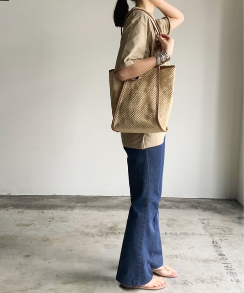 MOUNTAIN SMITH(マウンテンスミス)の「ST:MOUNTAIN SMITH MOUNTAINEER TEE S/S : マウンテンスミス 半袖Tシャツ(Tシャツ/カットソー・レディース・ホワイト/ブラック/ベージュ・S/M/L)」の15枚目の写真