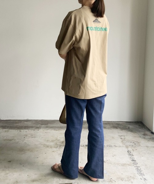 MOUNTAIN SMITH(マウンテンスミス)の「ST:MOUNTAIN SMITH MOUNTAINEER TEE S/S : マウンテンスミス 半袖Tシャツ(Tシャツ/カットソー・レディース・ホワイト/ブラック/ベージュ・S/M/L)」の17枚目の写真