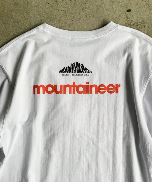 MOUNTAIN SMITH(マウンテンスミス)の「ST:MOUNTAIN SMITH MOUNTAINEER TEE S/S : マウンテンスミス 半袖Tシャツ(Tシャツ/カットソー・レディース・ホワイト/ブラック/ベージュ・S/M/L)」の21枚目の写真