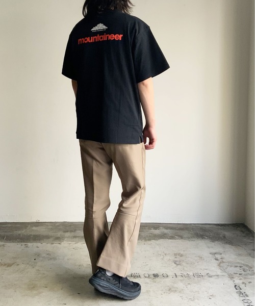 MOUNTAIN SMITH(マウンテンスミス)の「ST:MOUNTAIN SMITH MOUNTAINEER TEE S/S : マウンテンスミス 半袖Tシャツ(Tシャツ/カットソー・レディース・ホワイト/ブラック/ベージュ・S/M/L)」の14枚目の写真