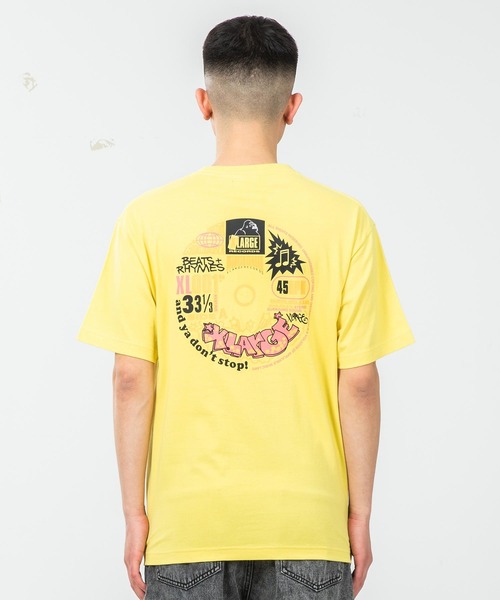XLARGE（エクストララージ）の「S/S TEE XLARGE RECORD（Tシャツ/カットソー・メンズ・ホワイト/イエロー/ブラック・L/S/XL/M）」の7枚目の写真