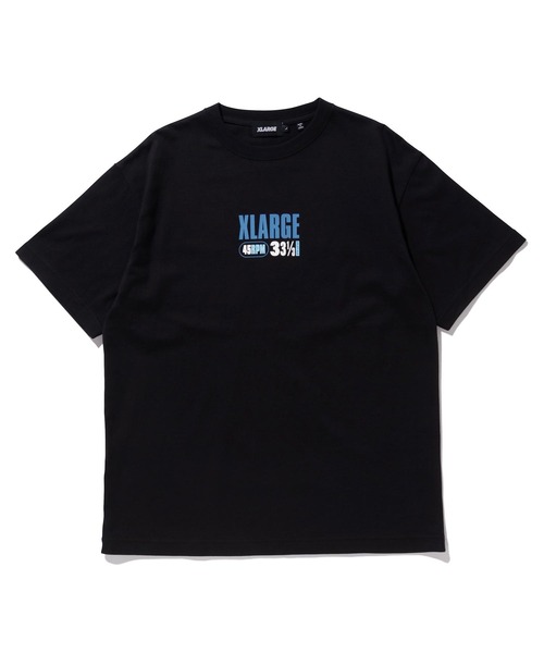 XLARGE（エクストララージ）の「S/S TEE XLARGE RECORD（Tシャツ/カットソー・メンズ・ホワイト/イエロー/ブラック・L/S/XL/M）」の4枚目の写真