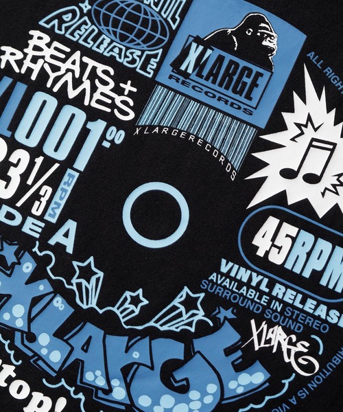 XLARGE（エクストララージ）の「S/S TEE XLARGE RECORD（Tシャツ/カットソー・メンズ・ホワイト/イエロー/ブラック・L/S/XL/M）」の15枚目の写真