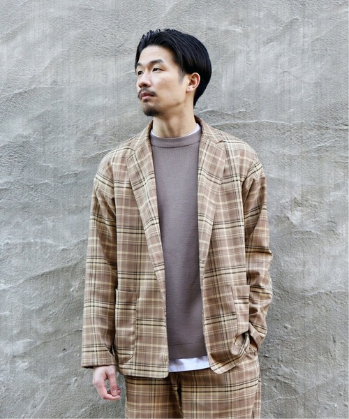 417 EDIFICE（フォーワンセブンエディフィス）の「【ジャケット+パンツの2点セット】オーバーサイズカジュアルセットアップ（テーラードジャケット・メンズ・チャコールグレー/グレー/その他4・MEDIUM/LARGE/SMALL）」の12枚目の写真