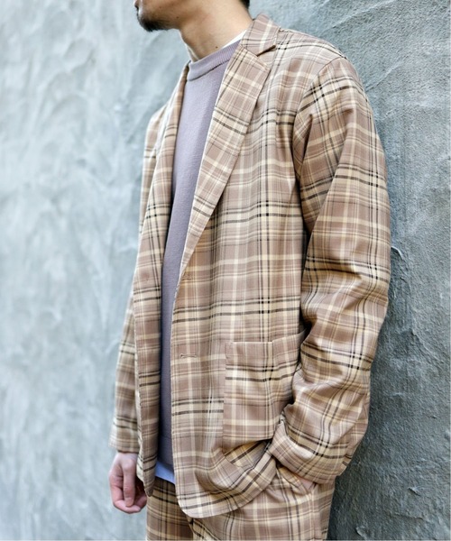 417 EDIFICE（フォーワンセブンエディフィス）の「【ジャケット+パンツの2点セット】オーバーサイズカジュアルセットアップ（テーラードジャケット・メンズ・チャコールグレー/グレー/その他4・MEDIUM/LARGE/SMALL）」の13枚目の写真