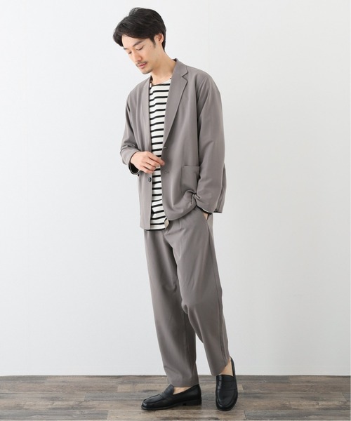 417 EDIFICE（フォーワンセブンエディフィス）の「【ジャケット+パンツの2点セット】オーバーサイズカジュアルセットアップ（テーラードジャケット・メンズ・チャコールグレー/グレー/その他4・MEDIUM/LARGE/SMALL）」の5枚目の写真
