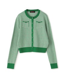 caban | 【一部WEB先行予約 】CABaN コットンカシミヤ ギンガムチェックカーディガン(カーディガン/ボレロ)