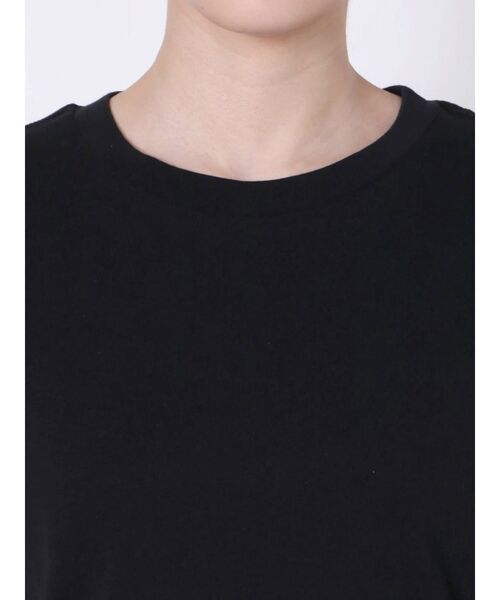 Ungrid(アングリッド)の「オーガニックコットンTee(Tシャツ/カットソー・レディース・ブラック/オフホワイト/モカ・FREE)」の7枚目の写真