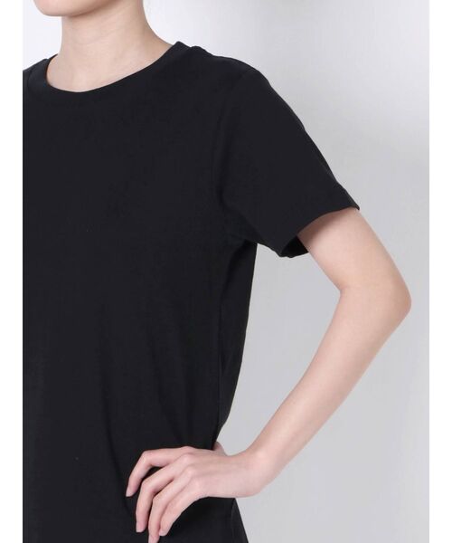 Ungrid(アングリッド)の「オーガニックコットンTee(Tシャツ/カットソー・レディース・ブラック/オフホワイト/モカ・FREE)」の11枚目の写真