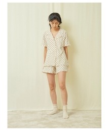 SNIDEL HOME フリースバリエプリント パジャマ ルームウェア SNIDEL HOME（スナイデルホーム）の「バリエプリントビッグ