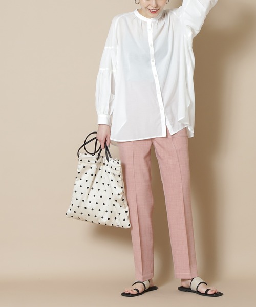 N.（N. Natural Beauty Basic）（エヌエヌナチュラルビューティーベーシック）の「カラーベイカーパンツ（その他パンツ・レディース・ピンク/グリーン・MEDIUM/SMALL）」の2枚目の写真