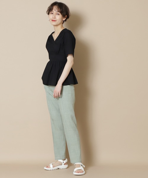 N.（N. Natural Beauty Basic）（エヌエヌナチュラルビューティーベーシック）の「カラーベイカーパンツ（その他パンツ・レディース・ピンク/グリーン・MEDIUM/SMALL）」の11枚目の写真