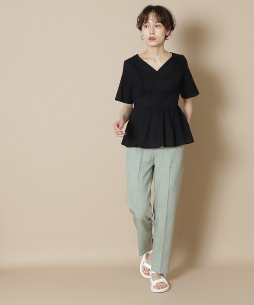 N.（N. Natural Beauty Basic）（エヌエヌナチュラルビューティーベーシック）の「カラーベイカーパンツ（その他パンツ・レディース・ピンク/グリーン・MEDIUM/SMALL）」の10枚目の写真