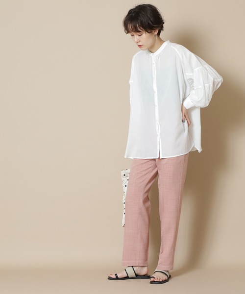 N.（N. Natural Beauty Basic）（エヌエヌナチュラルビューティーベーシック）の「カラーベイカーパンツ（その他パンツ・レディース・ピンク/グリーン・MEDIUM/SMALL）」の7枚目の写真