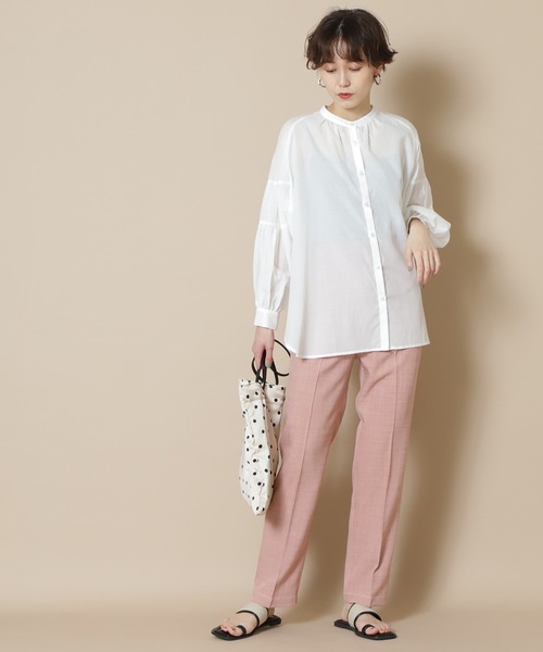 N.（N. Natural Beauty Basic）（エヌエヌナチュラルビューティーベーシック）の「カラーベイカーパンツ（その他パンツ・レディース・ピンク/グリーン・MEDIUM/SMALL）」の6枚目の写真