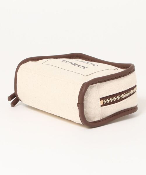 ACCOMMODE（アコモデ）の「キャンバスノットポーチ（ポーチ・レディース・ダークブラウン/ブラウン・FREE）」の4枚目の写真