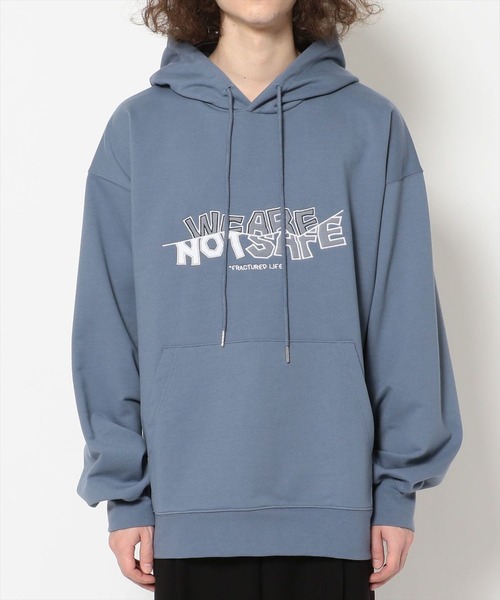 ADD SEOUL（エーディーディーソウル）の「ADD SEOUL/アドソウル/UNISEX SIGNAL HOODIE（パーカー・メンズ・アイボリー/ブラック/ブルー・MEDIUM/LARGE）」の3枚目の写真