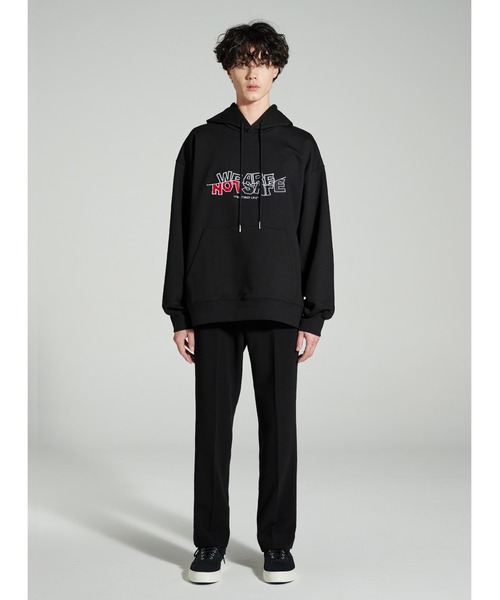 ADD SEOUL（エーディーディーソウル）の「ADD SEOUL/アドソウル/UNISEX SIGNAL HOODIE（パーカー・メンズ・アイボリー/ブラック/ブルー・MEDIUM/LARGE）」の5枚目の写真