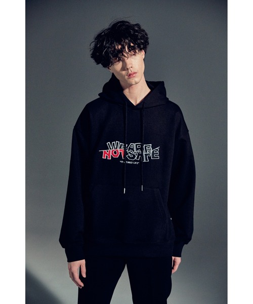 ADD SEOUL（エーディーディーソウル）の「ADD SEOUL/アドソウル/UNISEX SIGNAL HOODIE（パーカー・メンズ・アイボリー/ブラック/ブルー・MEDIUM/LARGE）」の18枚目の写真