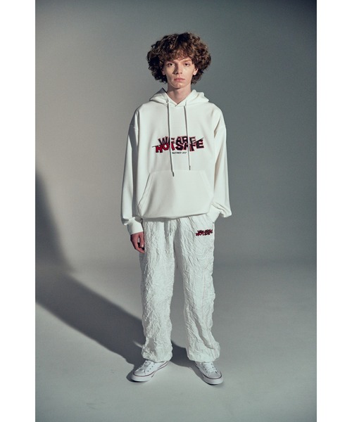 ADD SEOUL（エーディーディーソウル）の「ADD SEOUL/アドソウル/UNISEX SIGNAL HOODIE（パーカー・メンズ・アイボリー/ブラック/ブルー・MEDIUM/LARGE）」の21枚目の写真