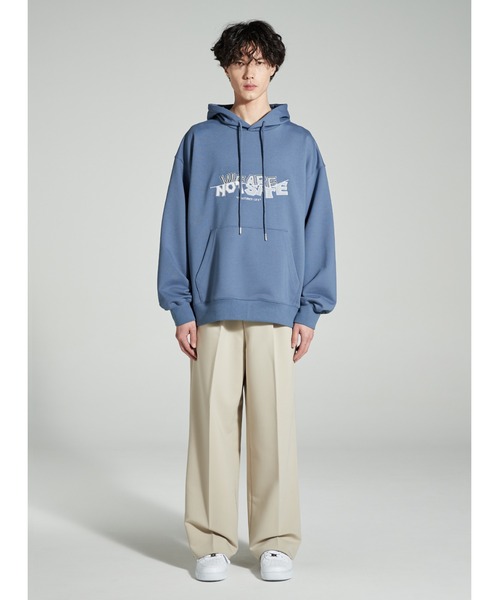 ADD SEOUL（エーディーディーソウル）の「ADD SEOUL/アドソウル/UNISEX SIGNAL HOODIE（パーカー・メンズ・アイボリー/ブラック/ブルー・MEDIUM/LARGE）」の6枚目の写真