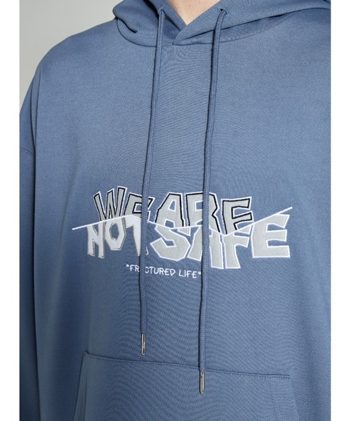 ADD SEOUL（エーディーディーソウル）の「ADD SEOUL/アドソウル/UNISEX SIGNAL HOODIE（パーカー・メンズ・アイボリー/ブラック/ブルー・MEDIUM/LARGE）」の16枚目の写真