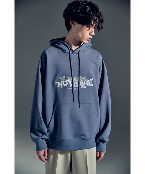 ADD SEOUL（エーディーディーソウル）の「ADD SEOUL/アドソウル/UNISEX SIGNAL HOODIE（パーカー・メンズ・アイボリー/ブラック/ブルー・MEDIUM/LARGE）」の19枚目の写真