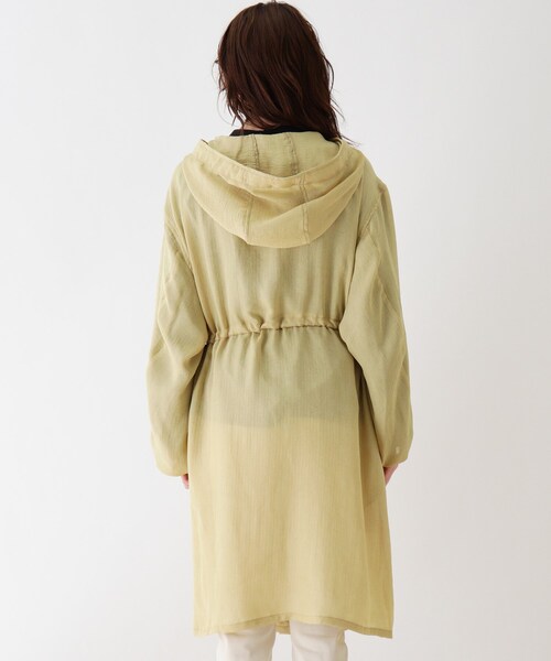 SHOO・LA・RUE（シューラルー）の「◆シアーフーデッドコート（その他アウター・レディース・ベージュ/レモンイエロー・02/03/04）」の3枚目の写真