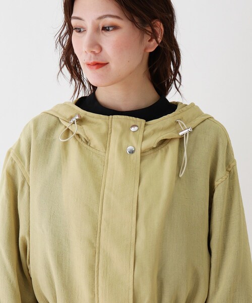 SHOO・LA・RUE（シューラルー）の「◆シアーフーデッドコート（その他アウター・レディース・ベージュ/レモンイエロー・02/03/04）」の13枚目の写真