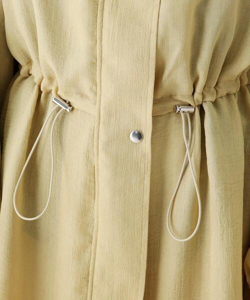 SHOO・LA・RUE（シューラルー）の「◆シアーフーデッドコート（その他アウター・レディース・ベージュ/レモンイエロー・02/03/04）」の10枚目の写真