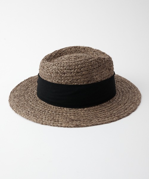 COLONY 2139（コロニートゥーワンスリーナイン）の「ラフィア中折れハット（ハット・レディース・ベージュ/モカ・FREE）」の12枚目の写真