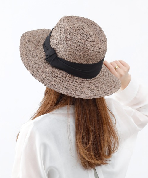 COLONY 2139（コロニートゥーワンスリーナイン）の「ラフィア中折れハット（ハット・レディース・ベージュ/モカ・FREE）」の13枚目の写真