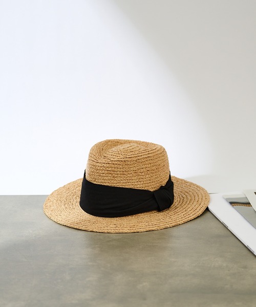 COLONY 2139（コロニートゥーワンスリーナイン）の「ラフィア中折れハット（ハット・レディース・ベージュ/モカ・FREE）」の15枚目の写真