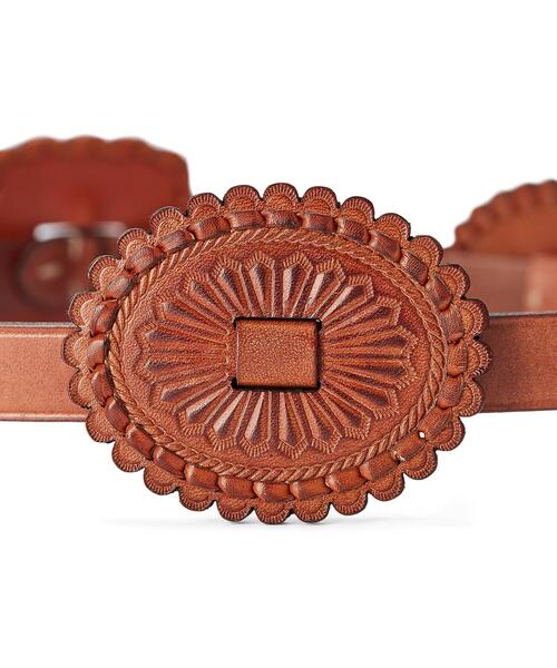 ポロラルフローレン コンチョベルト Sサイズ ローレン ラルフ ローレン LAUREN RALPH LAUREN レザー コンチョ
