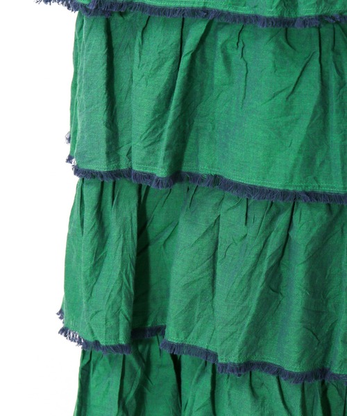 AS KNOW AS de base（アズノゥアズドゥバズ）の「手ほどきフリルＯＰ（ワンピース・レディース・グリーン系その他/ピンク系その他/ベージュ系その他・FREE）」の19枚目の写真