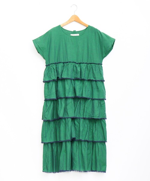 AS KNOW AS de base（アズノゥアズドゥバズ）の「手ほどきフリルＯＰ（ワンピース・レディース・グリーン系その他/ピンク系その他/ベージュ系その他・FREE）」の22枚目の写真