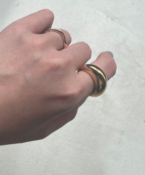 Aunt Marie's（アントマリーズ）の「Plump ring  / プランプリング（リング・レディース・シルバー/ゴールド・FREE）」の4枚目の写真