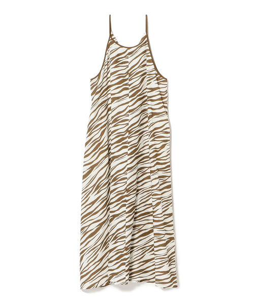 Ray BEAMS（レイビームス）の「Ray BEAMS / ゼブラ プリント キャミ ワンピース（ワンピース・レディース・ダークブラウン/イエロー・ONE SIZE）」の8枚目の写真