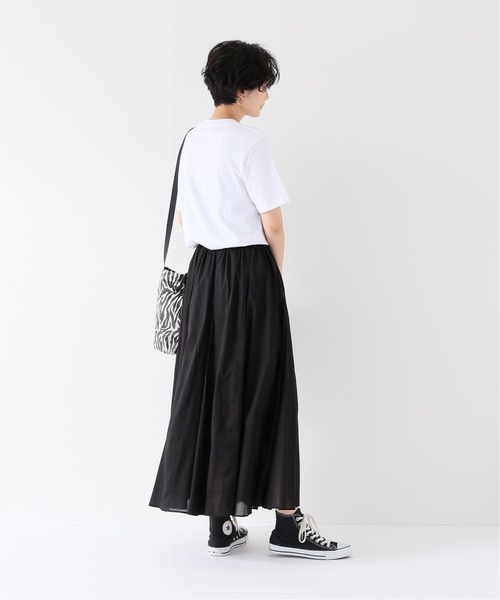 JOINT WORKS（ジョイントワークス）の「J-フレアマキシスカート（スカート・レディース・ブラック/グレー/サックスブルー/ピンク・FREE）」の6枚目の写真