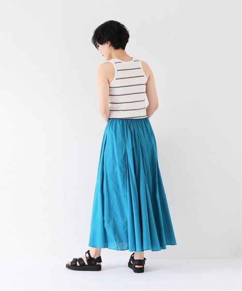 JOINT WORKS（ジョイントワークス）の「J-フレアマキシスカート（スカート・レディース・ブラック/グレー/サックスブルー/ピンク・FREE）」の10枚目の写真