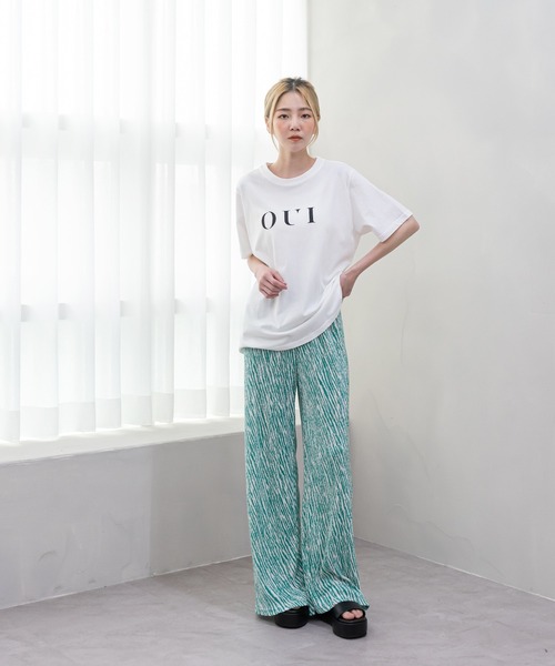 UNE MANSION(ユヌマンション)の「シマウマパターンプリーツパンツ(その他パンツ・レディース・ブラック/イエロー/グリーン・FREE)」の22枚目の写真