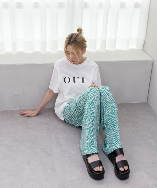 UNE MANSION(ユヌマンション)の「シマウマパターンプリーツパンツ(その他パンツ・レディース・ブラック/イエロー/グリーン・FREE)」の19枚目の写真