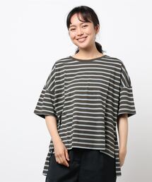 earth music&ecology | 吸水速乾サイドスリットBIGプルオーバー ＊(Tシャツ/カットソー)