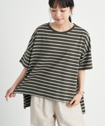 earth music&ecology | 吸水速乾サイドスリットBIGプルオーバー ＊(Tシャツ/カットソー)