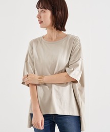 earth music&ecology | 吸水速乾サイドスリットBIGプルオーバー ＊(Tシャツ/カットソー)
