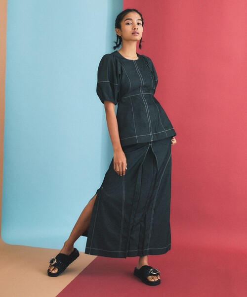 INella（イネラ）の「【INella(イネラ)】バックカットアウトブラウス  