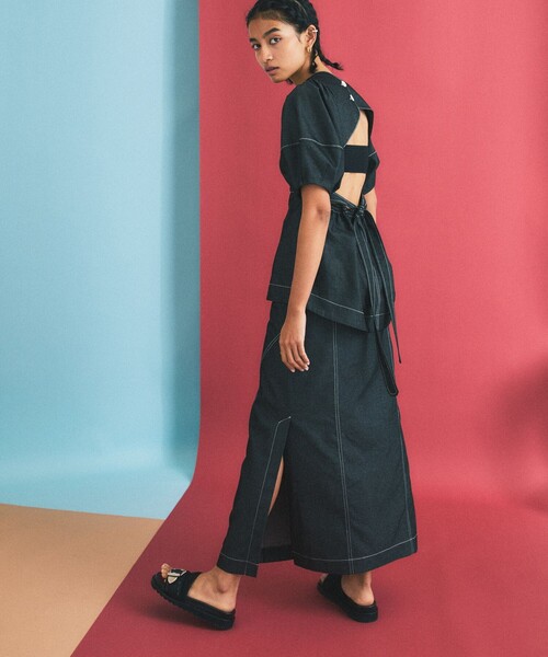 INella（イネラ）の「【INella(イネラ)】バックカットアウトブラウス  